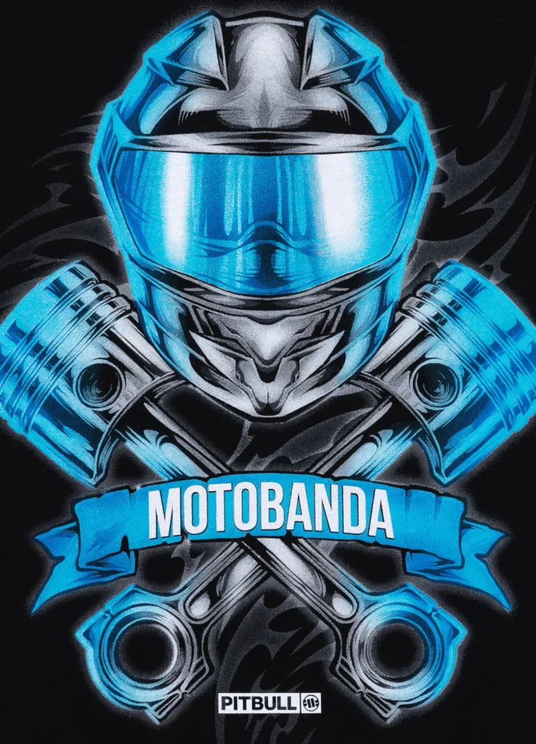 Bluza z kapturem Motobanda x Pitbull Chrome