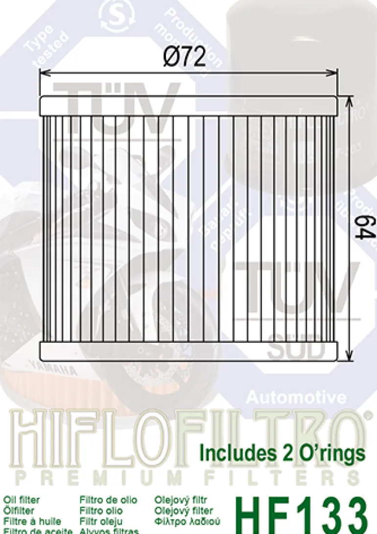 Filtr Oleju HF 133