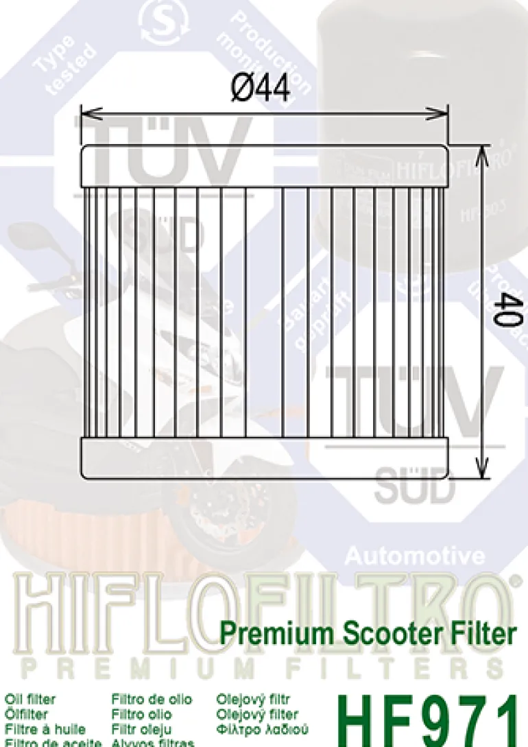 Filtr Oleju HF 971
