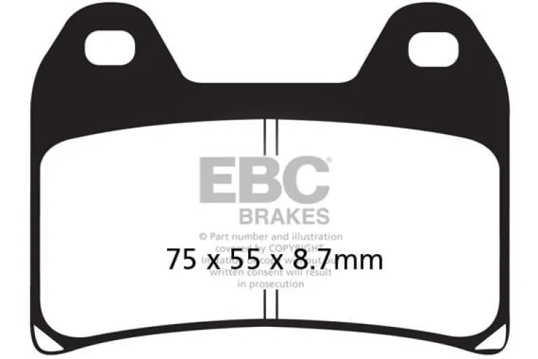 Klocki hamulcowe EBC FA244