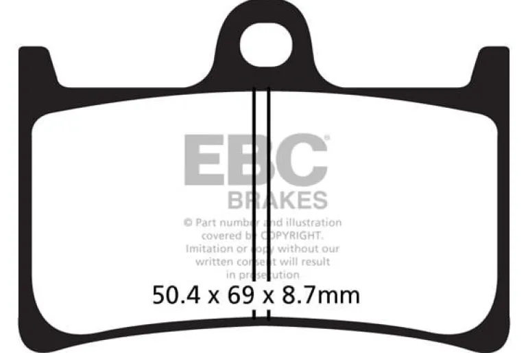 Klocki hamulcowe EBC SFA252 skuterowe