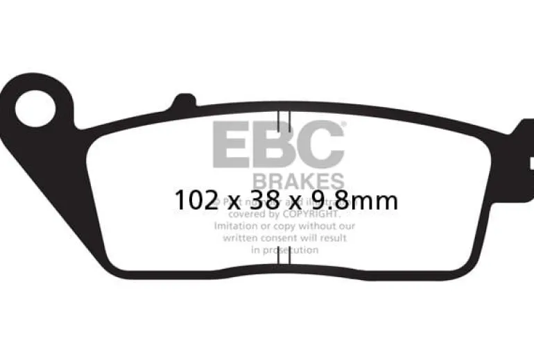 Klocki hamulcowe EBC SFA196 skuterowe