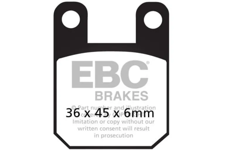 Klocki hamulcowe EBC SFA115 skuterowe