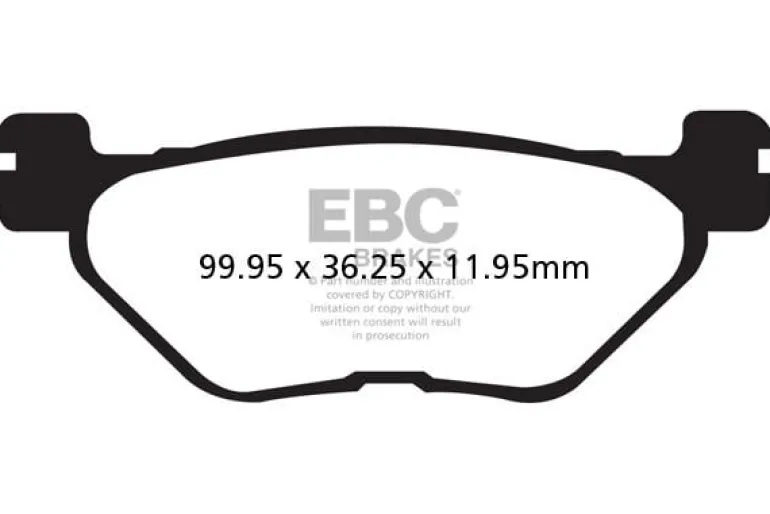 Klocki hamulcowe EBC SFA319 skuterowe