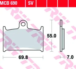 Klocki Hamulcowe TRW MCB690