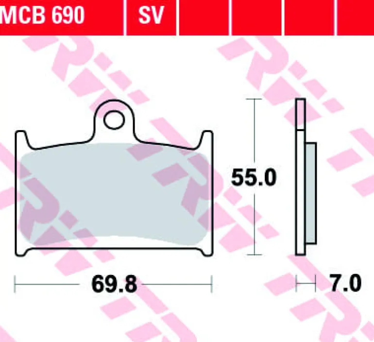 Klocki Hamulcowe TRW MCB690