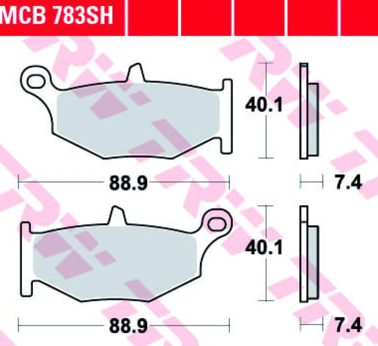 Klocki Hamulcowe TRW MCB783