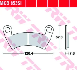 Klocki Hamulcowe TRW MCB854