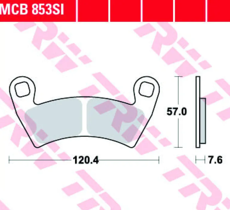 Klocki Hamulcowe TRW MCB854