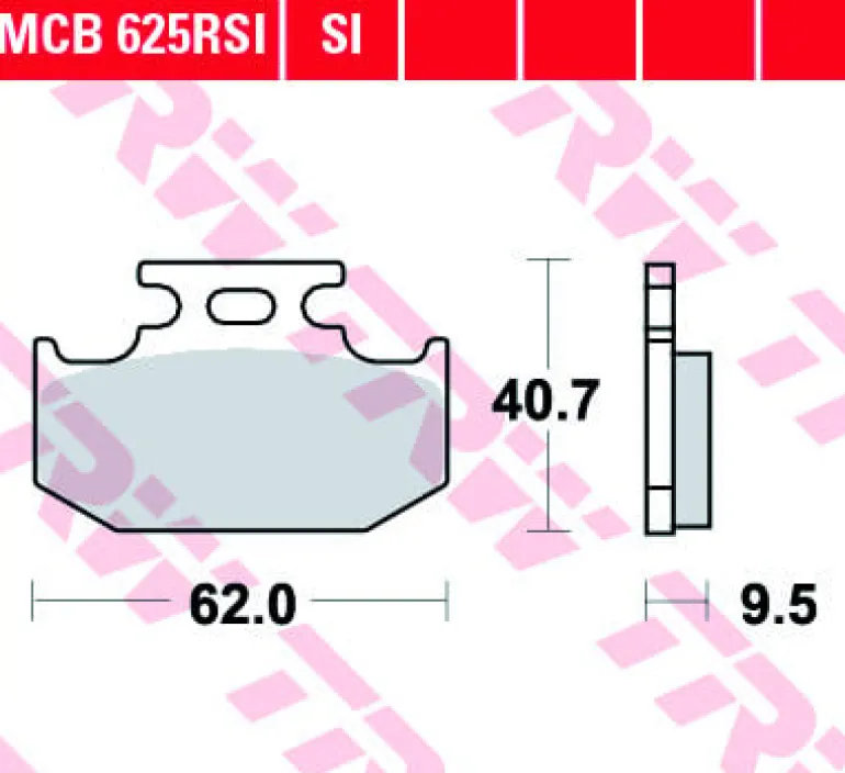Klocki Hamulcowe TRW MCB625