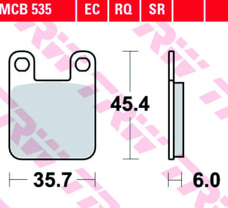 Klocki Hamulcowe TRW MCB535