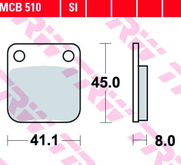 Klocki Hamulcowe TRW MCB510