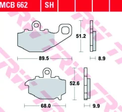 Klocki Hamulcowe TRW MCB662