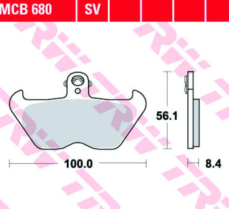Klocki Hamulcowe TRW MCB680