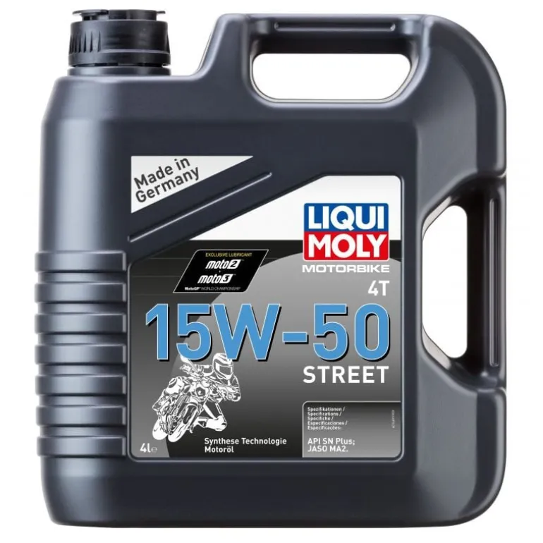 LIQUI MOLY Olej silnikowy półsyntetyczny do motocykli 15W50 Street 4T