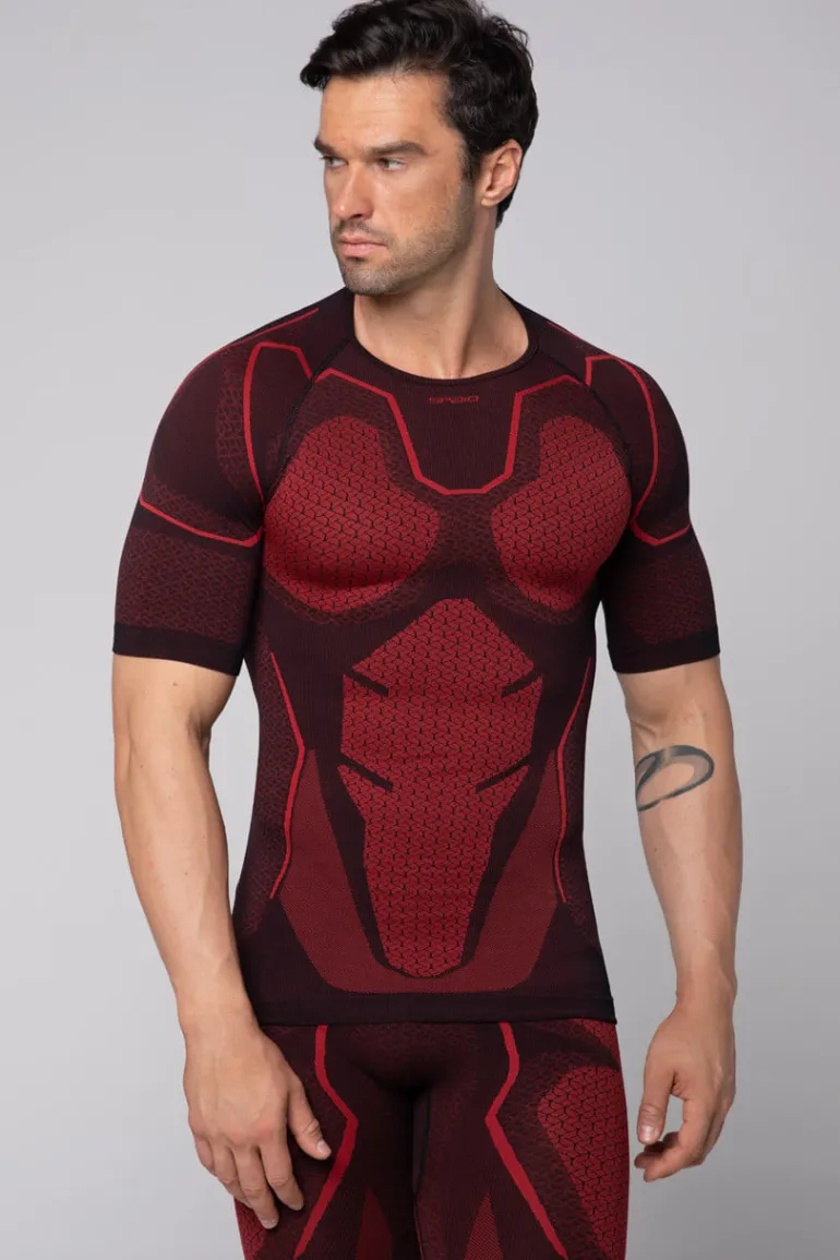 Męska koszulka termoaktywna z krótkim rękawem Spaio Adrenaline