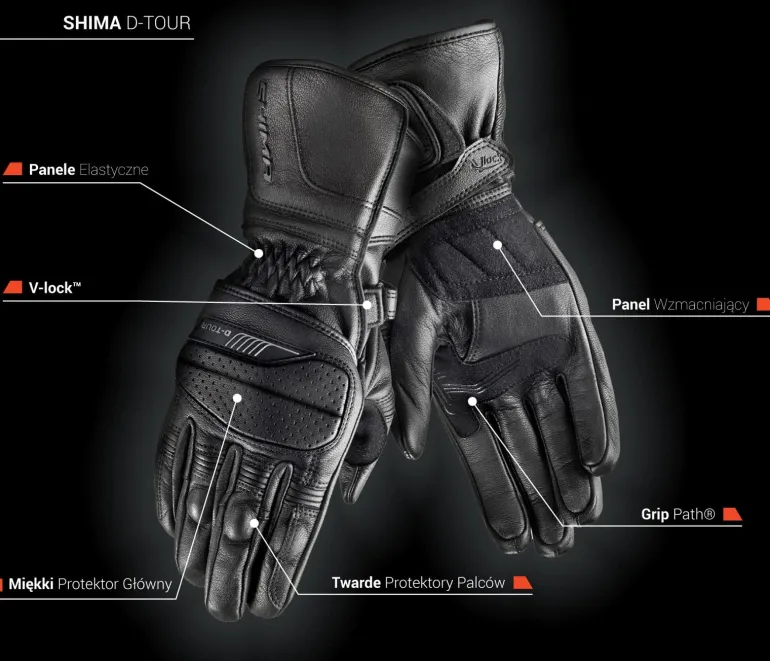 Rękawice Shima D-TOUR