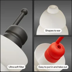 Zatyczki/stopery do uszu MotoSafe Alpine